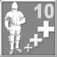 Icon for Knights reach level 10