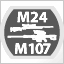 Icon for Sniper Award (M24/M107)